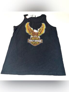 NEW Harley Davidson Men’s Size Medium Tank Top Shirt Lake Havasu City AZ Black